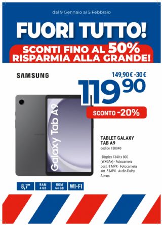 TABLET SAMSUNG GALAXY TAB A9